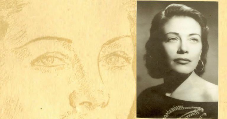 Composición del retrato de Margarita Paz Paredes