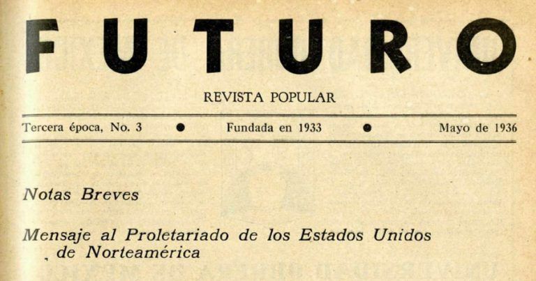 Detalle Portada N.3 1936 - Futuro