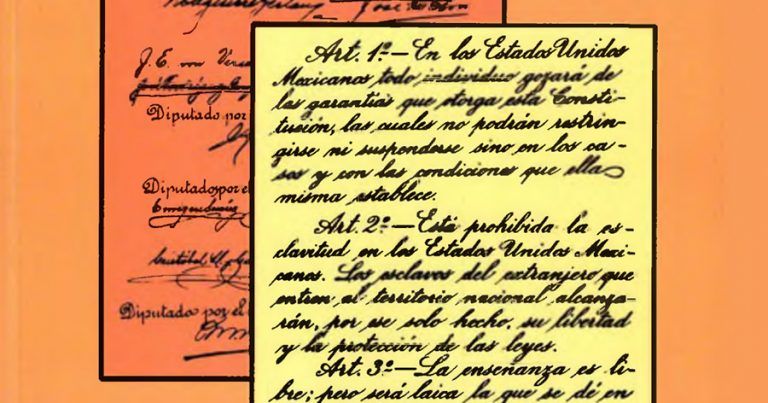 Detalle constituciones de México