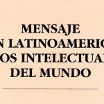 Detalle del libro "Mensaje de un latinoamericano a los intelectuales del mundo".