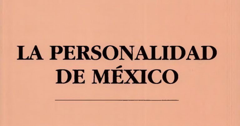 Detalle libro Personalidad de México
